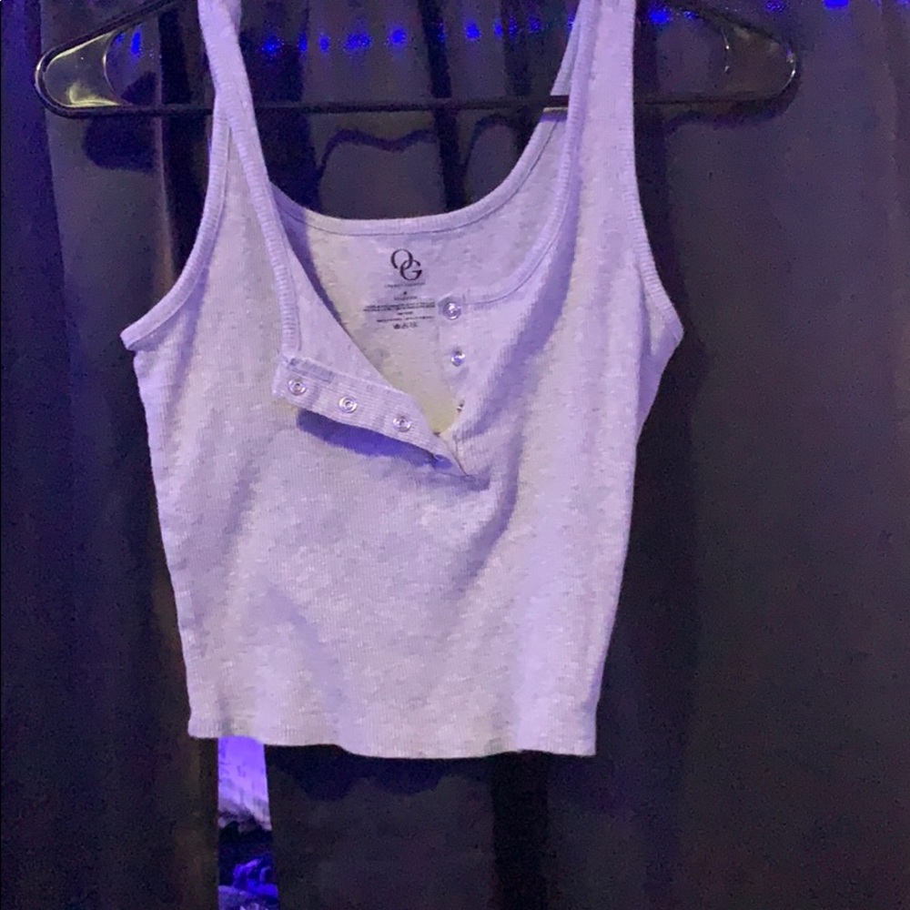 Grey crop top